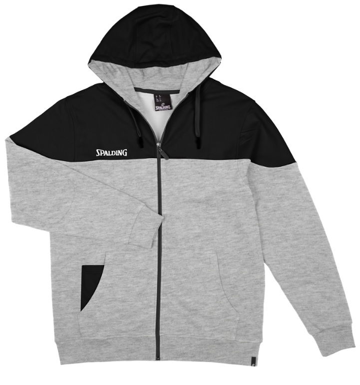Суитчър Spalding Spalding Funk Hoody Zipper Jacket Сиво | 40221811-greyelangeblack, 0