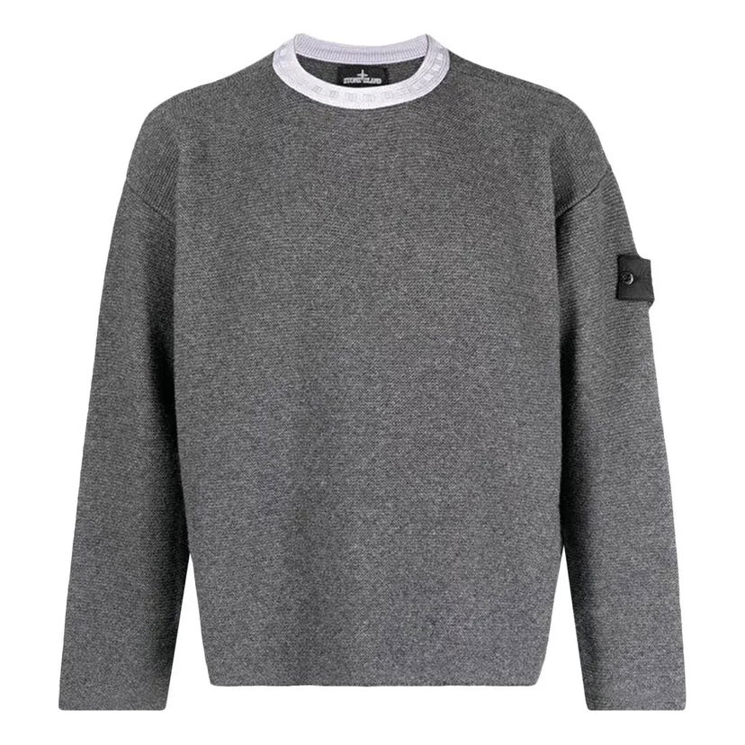 Пуловер Stone Island Shadow Project Compass Motif Jumper Сиво | 77195042U-V2063