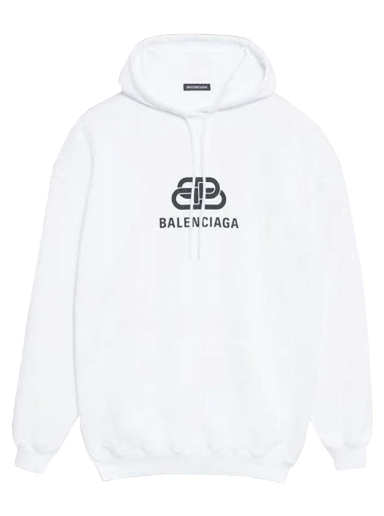 Суитчър Balenciaga BB Fleece Hoodie Бяло | 570811TEV199044