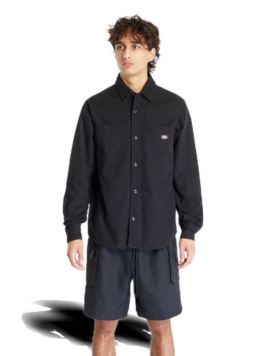 Риза Dickies Duck Canvas Shirt Stone Washed Black Черно | DK0A4Y27C401