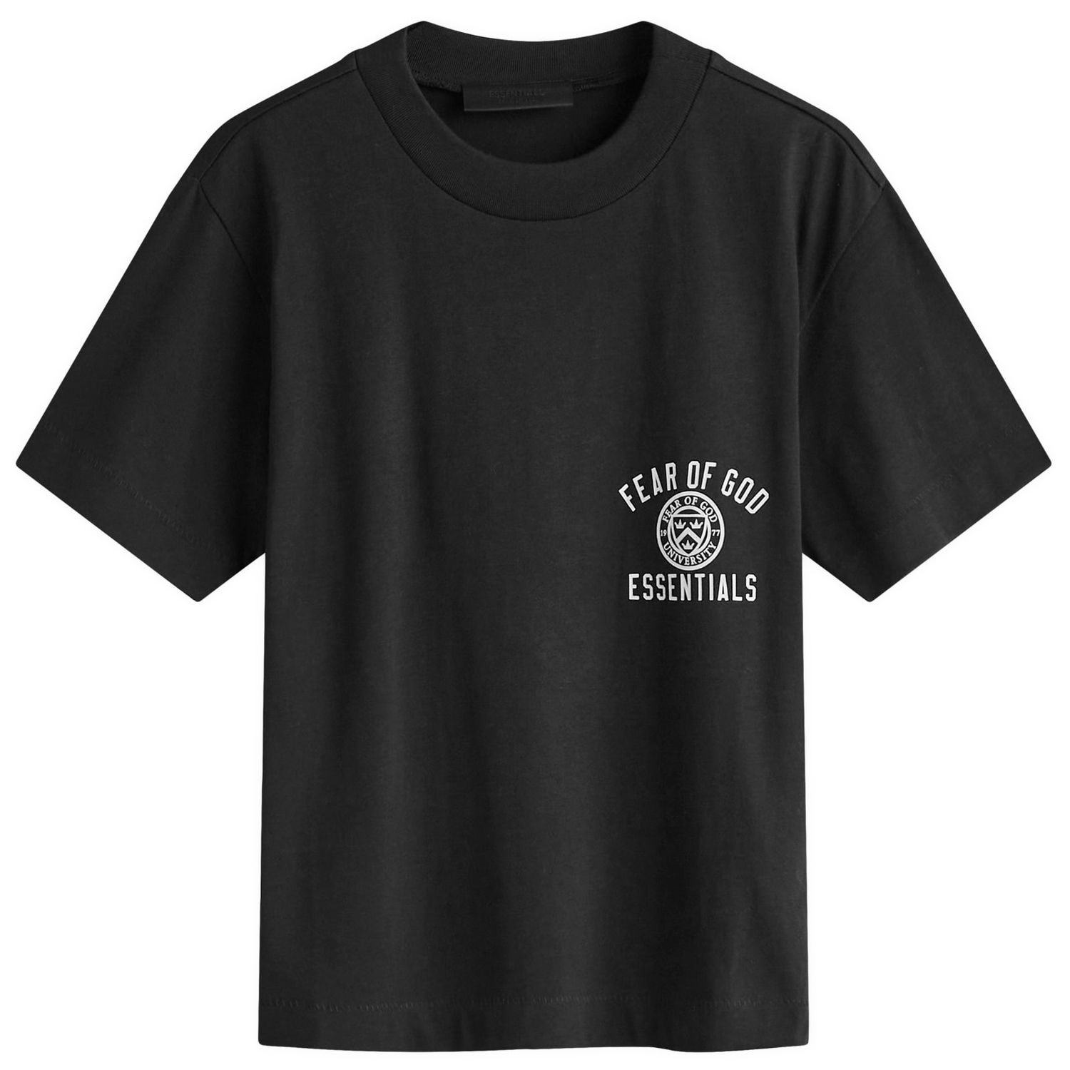 Тениска Fear of God Tri-Blend Crew T-Shirt With Graphic Print Черно | 125HO245440FW, 0