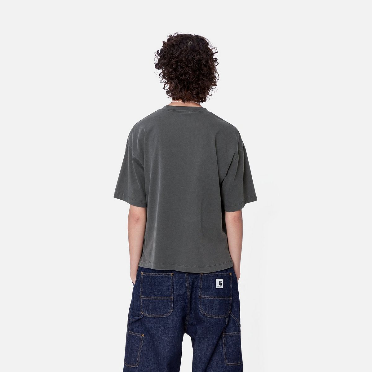 Тениска Carhartt WIP Garment Dyed Relaxed Fit T-Shirt Зелено | I033051_32, 1