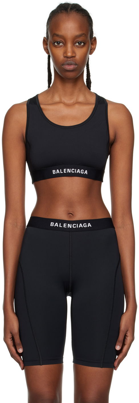 Сутиен Balenciaga Elastic Sport Bra Черно | 744197 4C3B2, 0