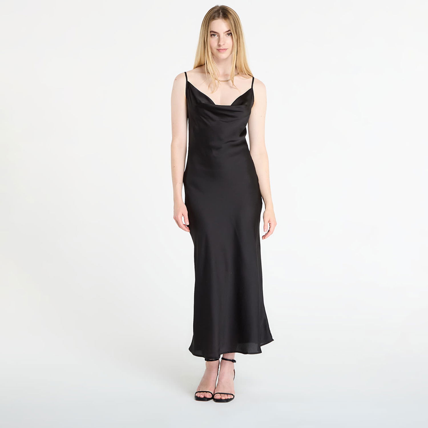 Pокля GUESS GUESS Akilina Cowl Neck Slip Dress Черно | W5GK85WH9C2-JBLK, 0