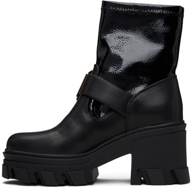 Кецове и обувки Versace Sophie Baroque Buckle Boots Черно | E79VA3S80_EZSC73, 2