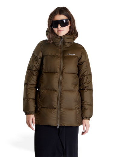 Пухо яке Columbia Puffect™ Mid Hooded Jacket Кафяво | 1864791319