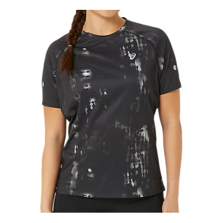 Тениска Asics Road Lite-Show Printed Running T-Shirt Черно | 2012D073-002, 0