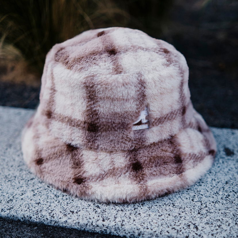 Шапка Kangol Kangol Faux Fur Bucket Hat Кафяво | K4370-BM266