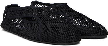 Кецове и обувки Alaïa ALAÏA Fishnet Ballerina Flats Черно | AA3A065TK050, 3