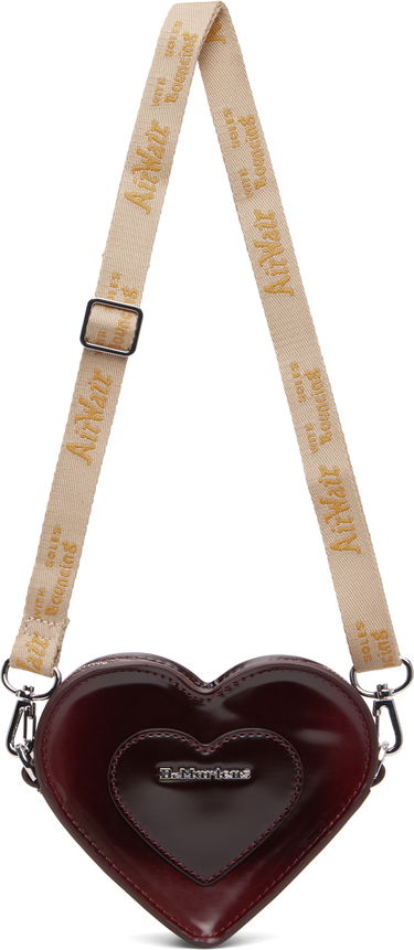 Чанта през рамо Dr. Martens Dr. Martens Mini Heart Crossbody Bag Бургунди | AD092601, 3