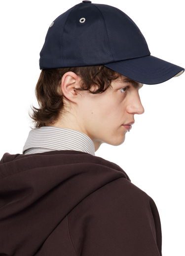 Шапка с козирка AMI AMI Paris Ami de Coeur Cotton Cap Тъмно синьо | UCP026.CO0103, 2