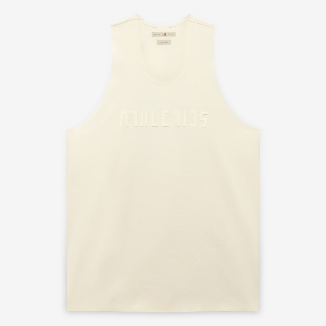 Потник adidas Performance Fear of God Athletics Quickdry Jersey Performance Tank Top Бяло | JZ4906, 0