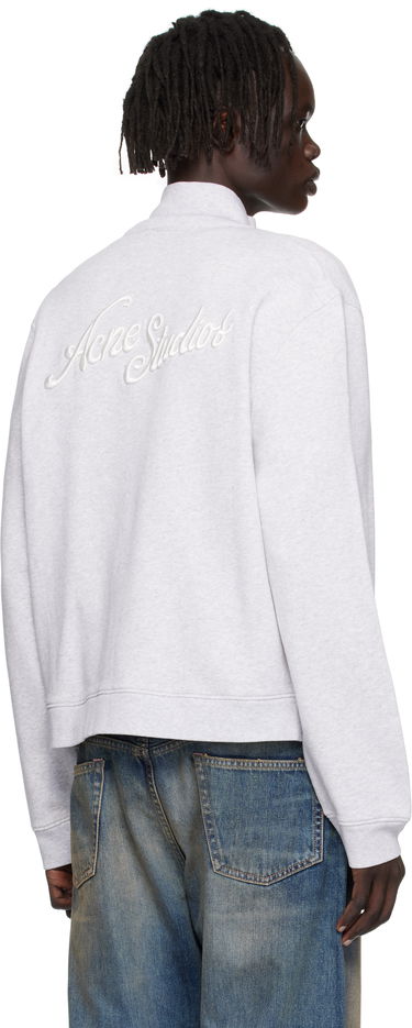 Суитчър Acne Studios Acne Studios Zip-Up Sweatshirt Сиво | CI0207-, 2
