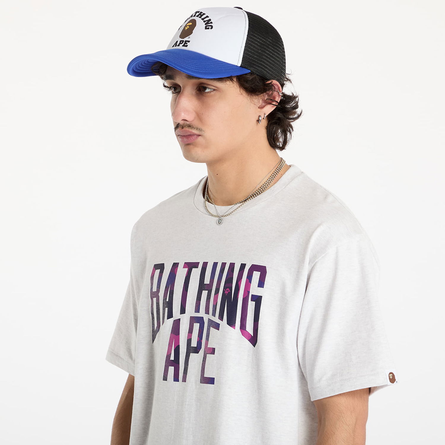 Тениска BAPE Color Camo Ape Tee Сиво | 001TEK801023M GRA, 1