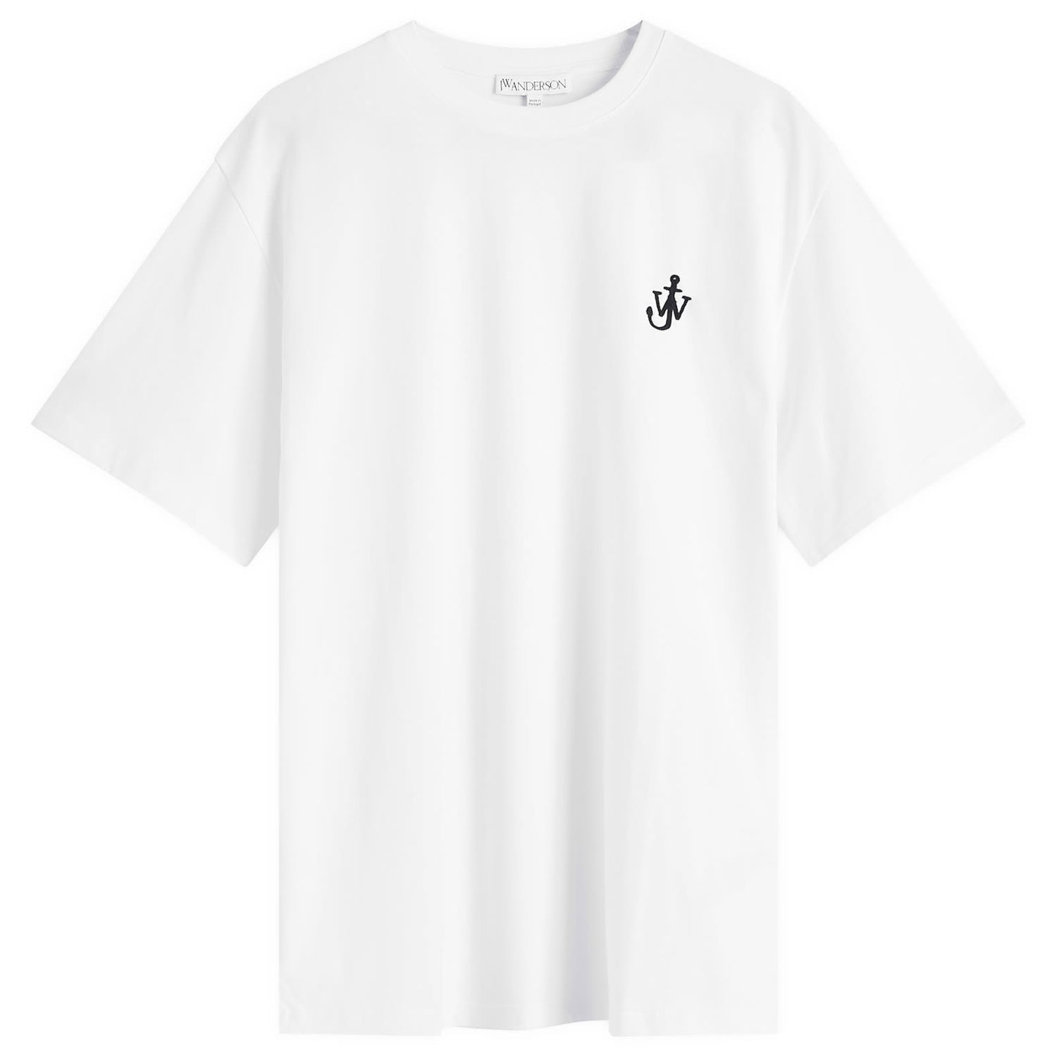 Тениска JW Anderson Jersey Anchor Embroidery T-Shirt Бяло | JT0257-PG1510-001, 0