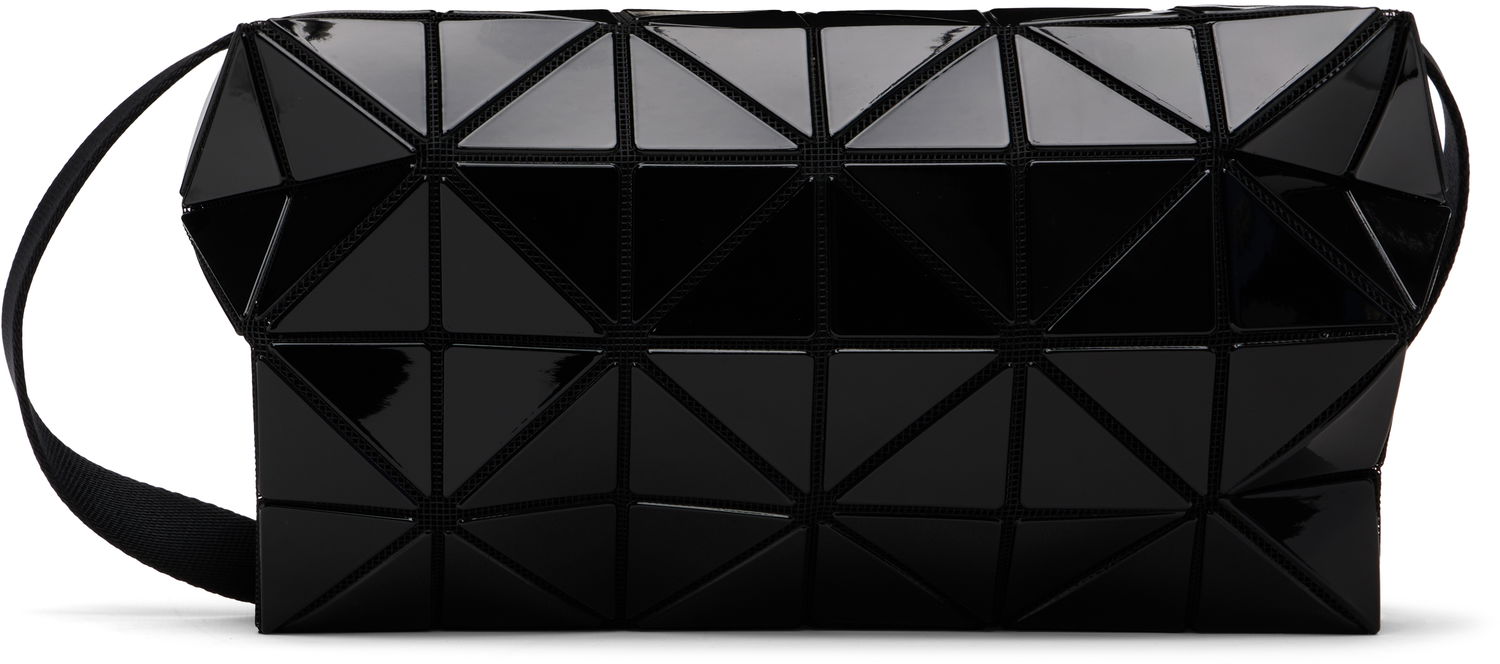 Чанта през рамо BAO BAO ISSEY MIYAKE Glossy Triangular Panel Carton Shoulder Bag Черно | BB58AG422, 0