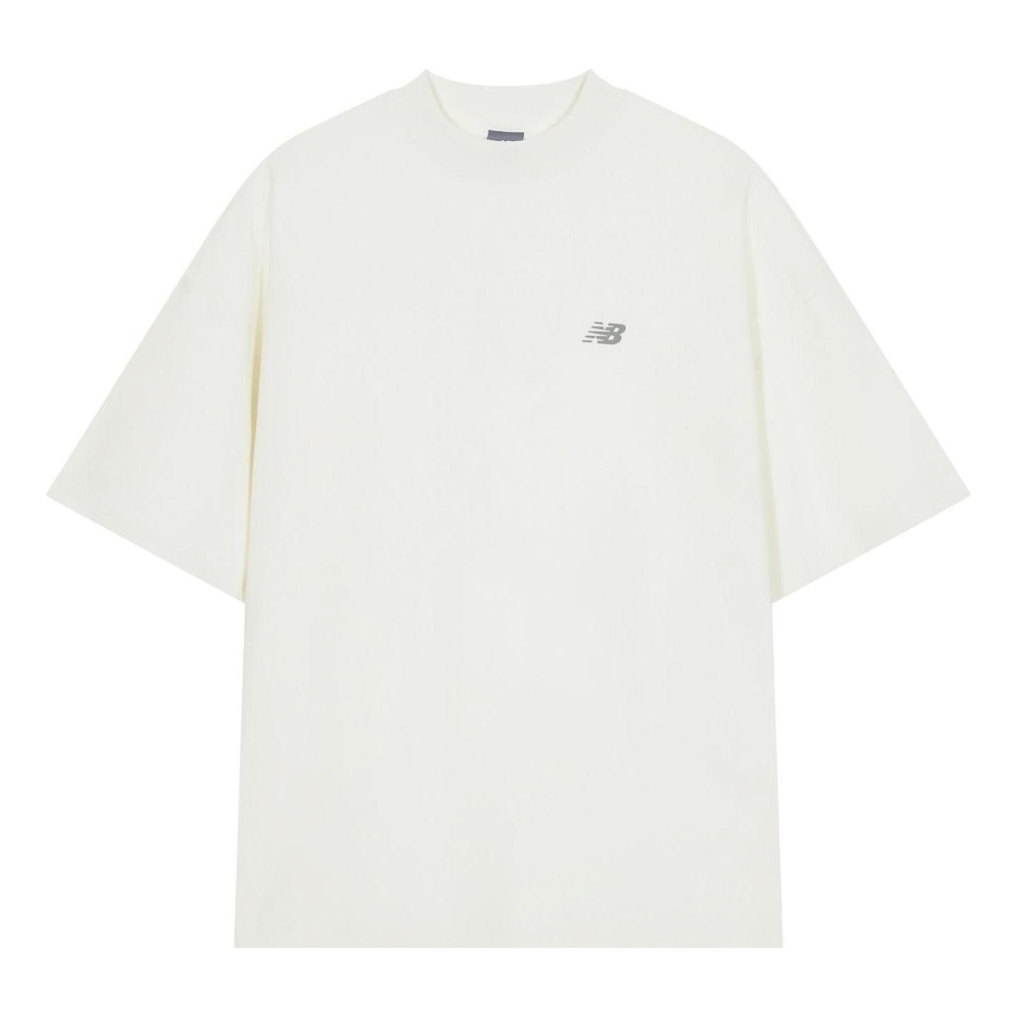 Тениска New Balance Logo Cotton T-Shirt Бяло | AMT41333-CIC, 0