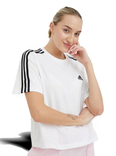 Тениска adidas Performance Cotton Tee Бяло | HR4915