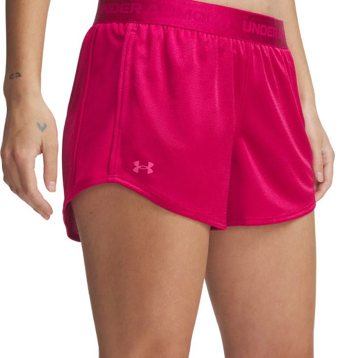 Къси панталони Under Armour Tech Play Up Shine Shorts Розово | 1389883-681