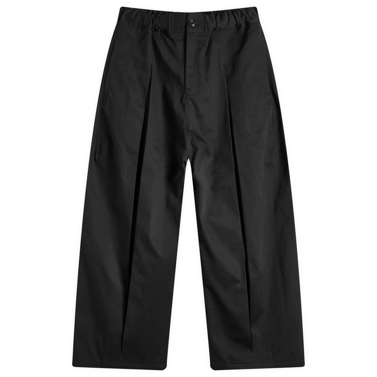 Панталони sage NATION Sage Nation Box Pleat Trousers, Size Large Черно | S011-BLK, 1