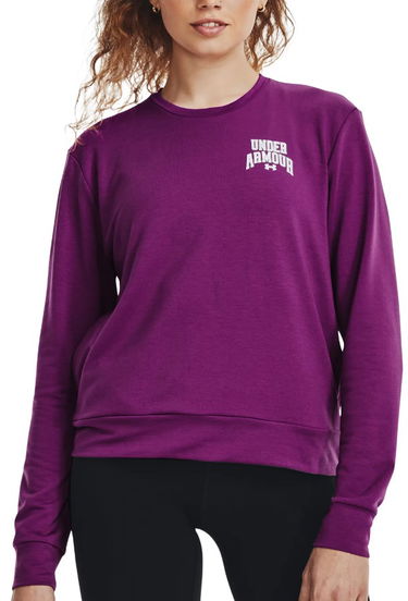 Суитчър Under Armour Rival Terry Graphic Crewneck Лилаво | 1379477-573, 0