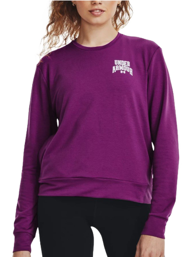 Суитчър Under Armour Rival Terry Graphic Crewneck Лилаво | 1379477-573