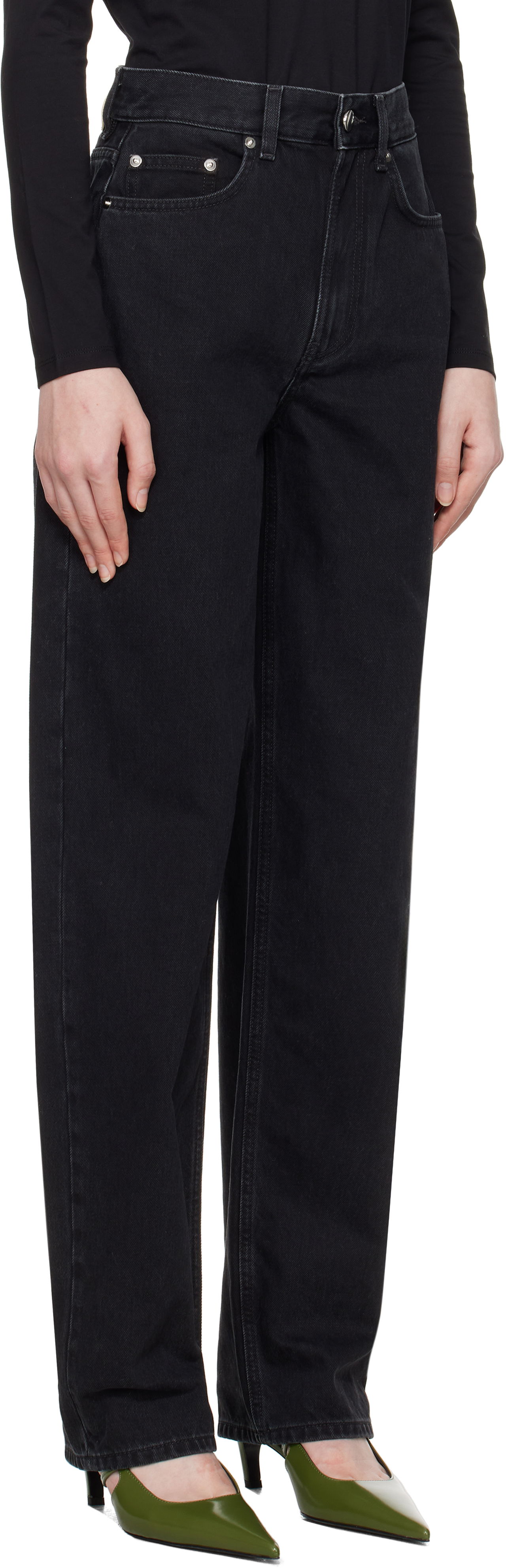 Дънки Loulou de Saison Loulou de Saison Samur Jeans Черно | SAMUR, 1