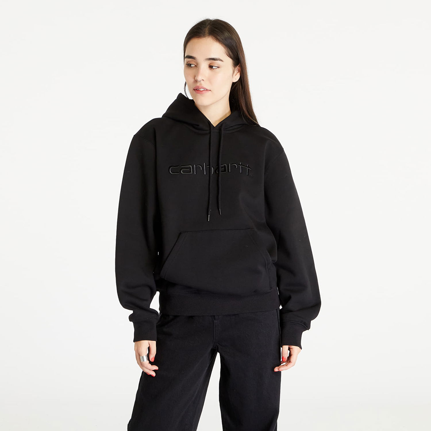Суитчър Carhartt WIP Sweatshirt Hoodie Черно | I030547.00EXX, 0