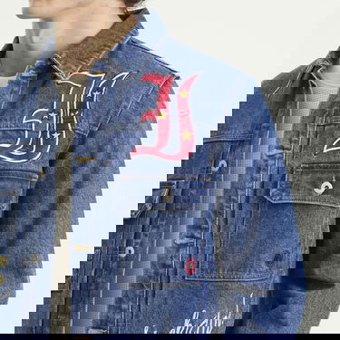 Яке BBC IceCream Mascot Denim Trucker Jacket Многоцветен | IC25448-MBU, 5