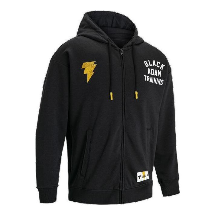 Суитчър Under Armour Project Rock Black Adam Training Full Zip Fleece Hoodie Черно | 1377749-001