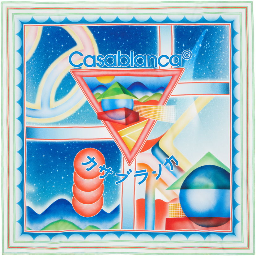 Шал Casablanca Casablanca Silk Scarf Многоцветен | APF25-ACC-053-03