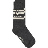 Чорапи ISABEL MARANT Viby Wooly Socks Черно | CT034JFA-A4C06A-02AN, 2