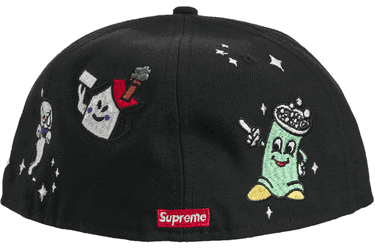 Шапка Supreme New Era x Characters S Logo "Black" Черно | SS22H85 BLACK, 1