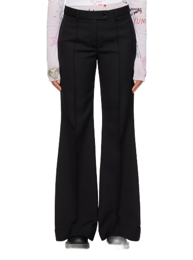 Панталони Acne Studios Flared Trousers Черно | AK0684-