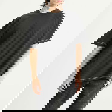 Тениска Acne Studios Acne Studios Eresa U Autograph Logo T-Shirt, Size X-Small Черно | CL0388-BM0, 2