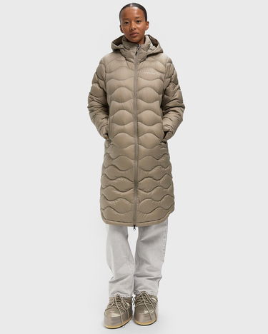Пухо яке Peak Performance HeliuDown Wavy Quilted Hooded Puffer Coat Бежово | G79850020, 2