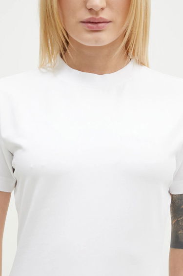 Тениска VETEMENTS VETEMENTS Fitted T-Shirt Бяло | WA66TR630W, 3