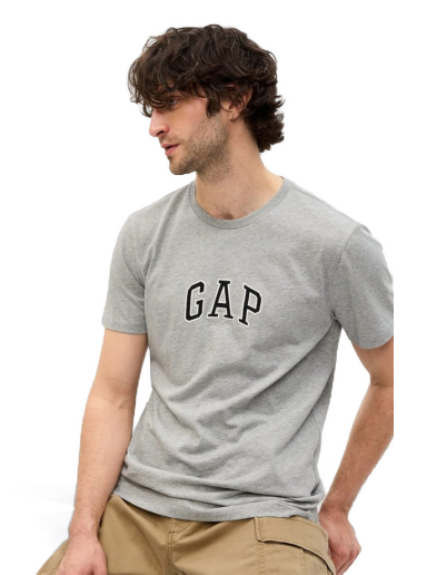 Тениска GAP New Arch Tee Сиво | 570044-01