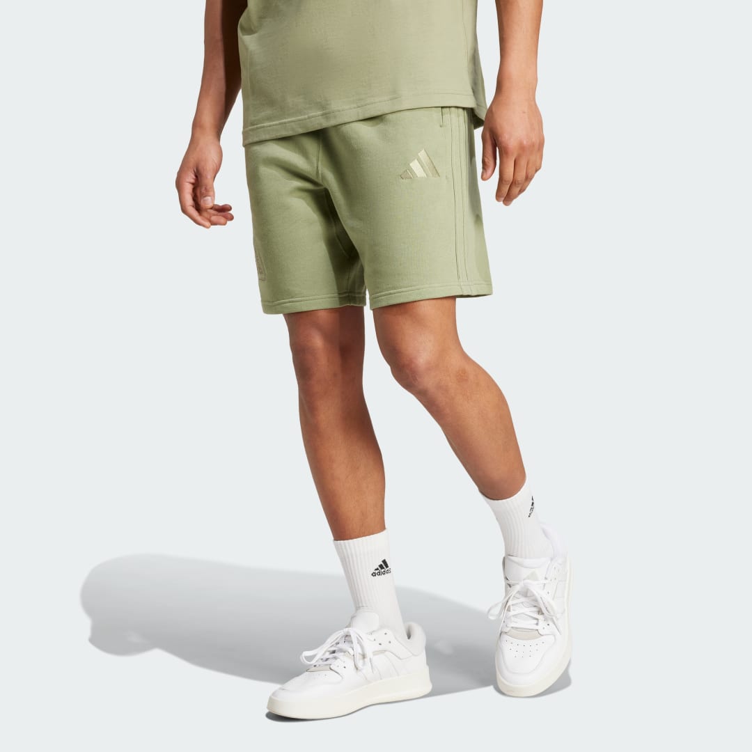 Къси панталони adidas Performance ALL SZN Graphic Terry Shorts Зелено | IY6573, 0
