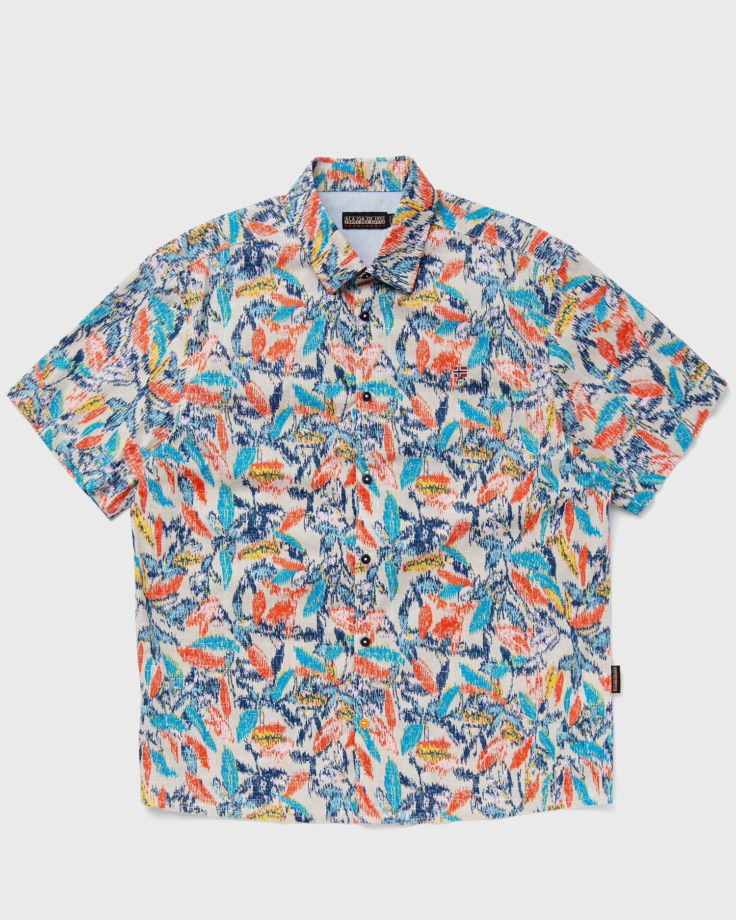 Риза Napapijri G-RONGE S/S Shirt Многоцветен | NP0A4HX1F6B1, 0