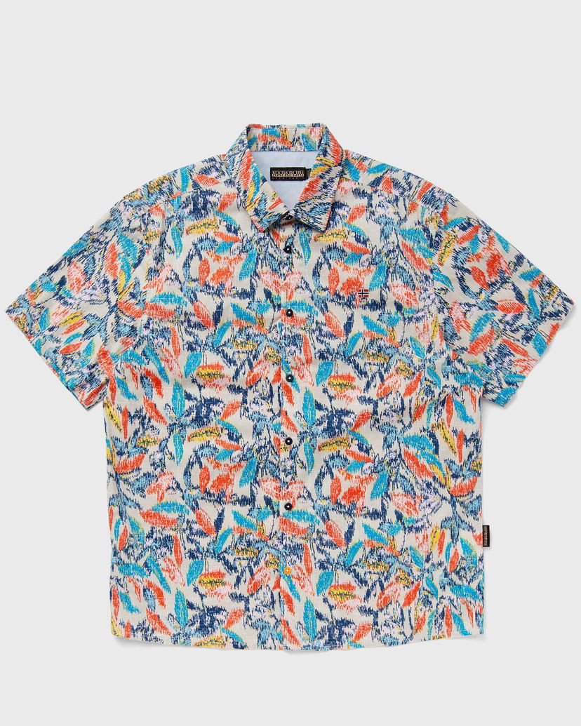 Риза Napapijri G-RONGE S/S Shirt Многоцветен | NP0A4HX1F6B1