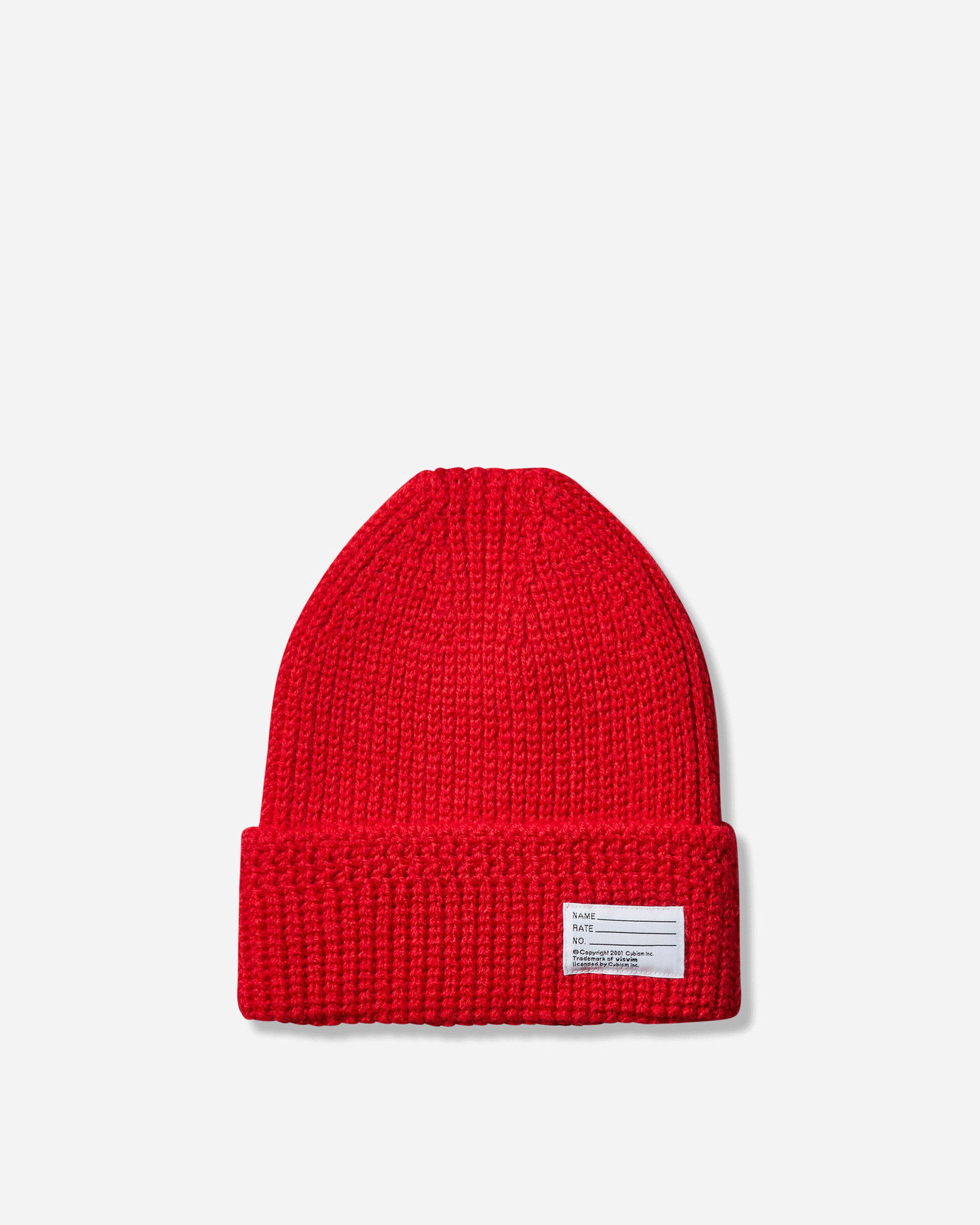 Шапка visvim Knit Wool Beanie Червено | 0125203003010 2, 0