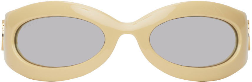 Слънчеви очила Gucci Oval Жълто | GG1247S, 0