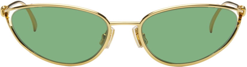 Слънчеви очила Bottega Veneta Cat-Eye Sunglasses Металик | BV1330S-004, 0