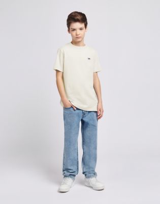 Тениска Lee Lee Badge T-Shirt Size 9/10 Бежово | 112365183, 0
