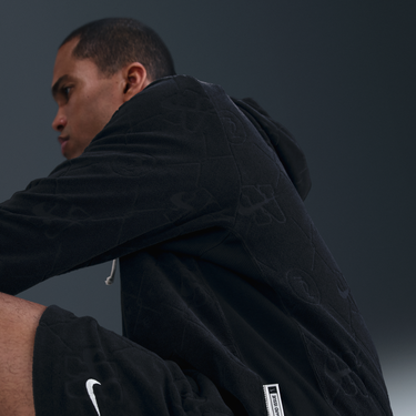 Суитчър Nike Standard Issue Dri-FIT Basketball Hoodie Черно | HJ4223-010, 3