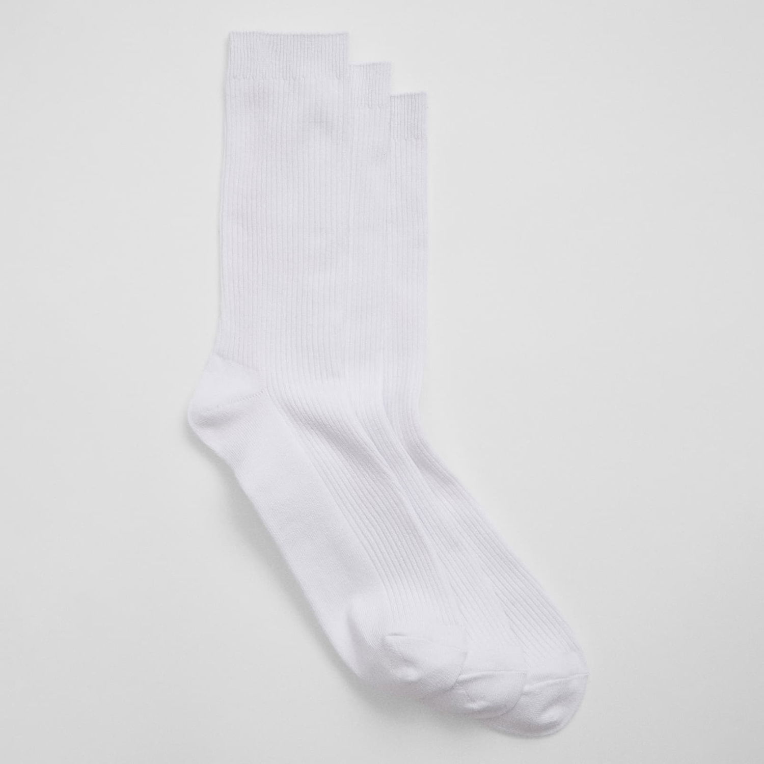 Чорапи GAP Basic Crew Socks 3-Pack Optic White V6 Бяло | 733789-03, 0
