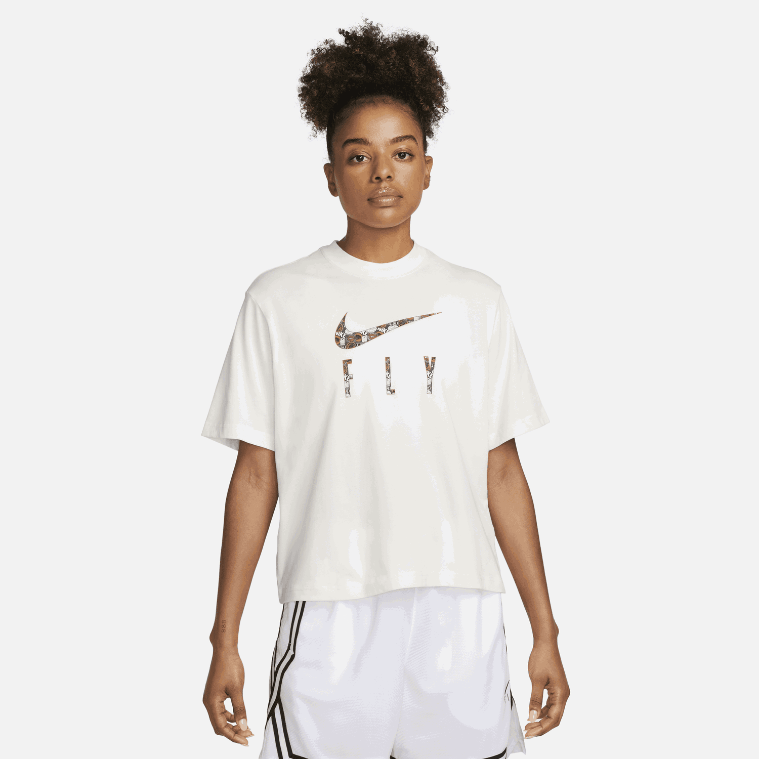 Тениска Nike Dri-FIT Swoosh Fly Бяло | FN1219-110, 0