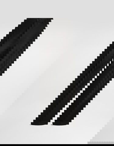 Панталони Dolce & Gabbana Dolce & Gabbana Pleated Wide-Leg Cuffed Hem Wool Trousers 50 Черно | GP168THU2A8N0000_1, 0