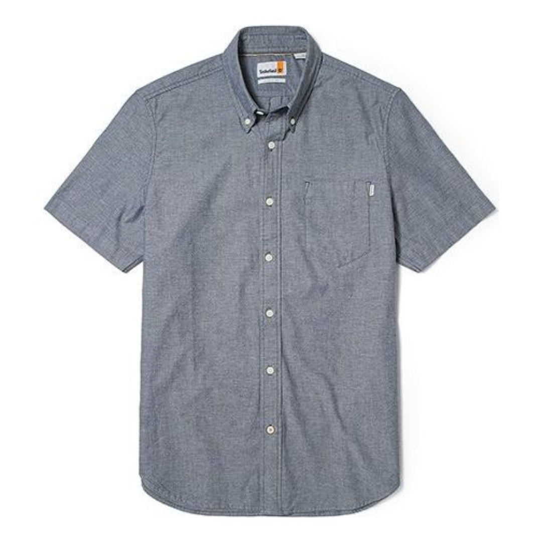 Риза Timberland Outdoor Short Sleeve Shirt Синьо | A2FN6-B68, 0